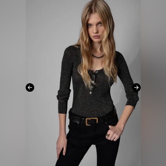 Zadig & Voltaire Tops - Zadig & Voltaire Mila Lurex Sweater
New never worn